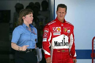 Accompanying Michael Schumacher - Media work